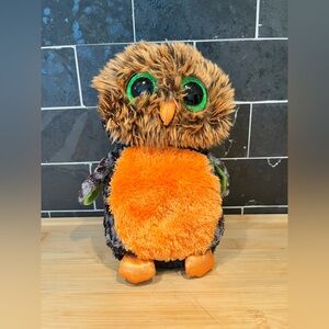 Ty Beanie Boos Midnight Owl 11" Plush Soft Toy Stuffed Animal No Tag Boys Girls